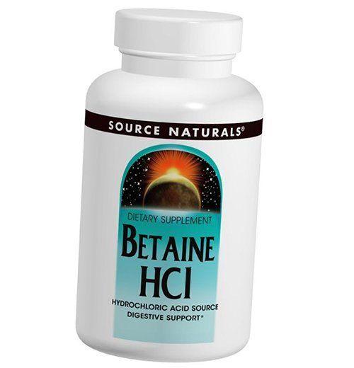 Betaine Pepsin, Betaine HCL, Source Naturals 90 Tabs (72355013)