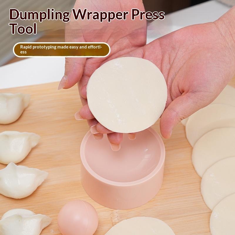 Fabricante de Masa para Empanadillas Prensa de Masa Molde para Wrappers Forma Redonda Creación Esencial de Cocina Fácil de Limpiar Reutilizable Herramienta de Cocina Bricolaje