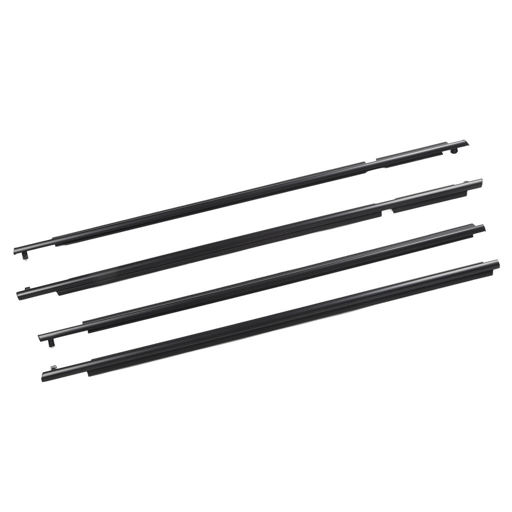4Pcs Window Seal Weatherstrip 75720 42030 Black Waterproof Sturdy Window Weatherstrip Belt Kit For RAV4