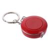 Durable Red Small Keychain ABS+Plastic Fashion Automatic Retractable Soft Ruler 1.5m Round Clothes Measuring Tape Indoor