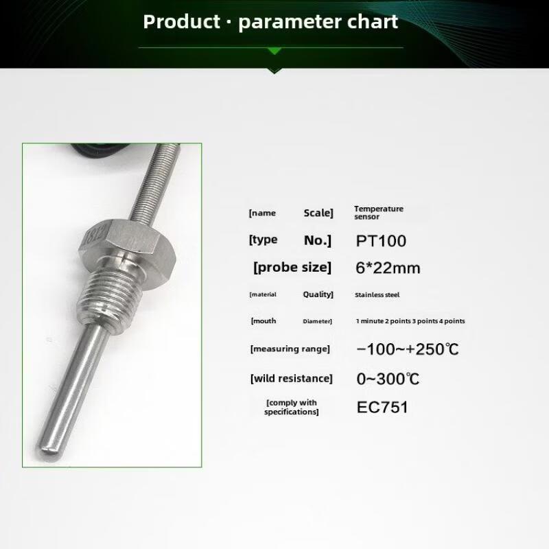 M10x1 Fine Thread Universal Temperature Sensor for Screw Air Compressors
