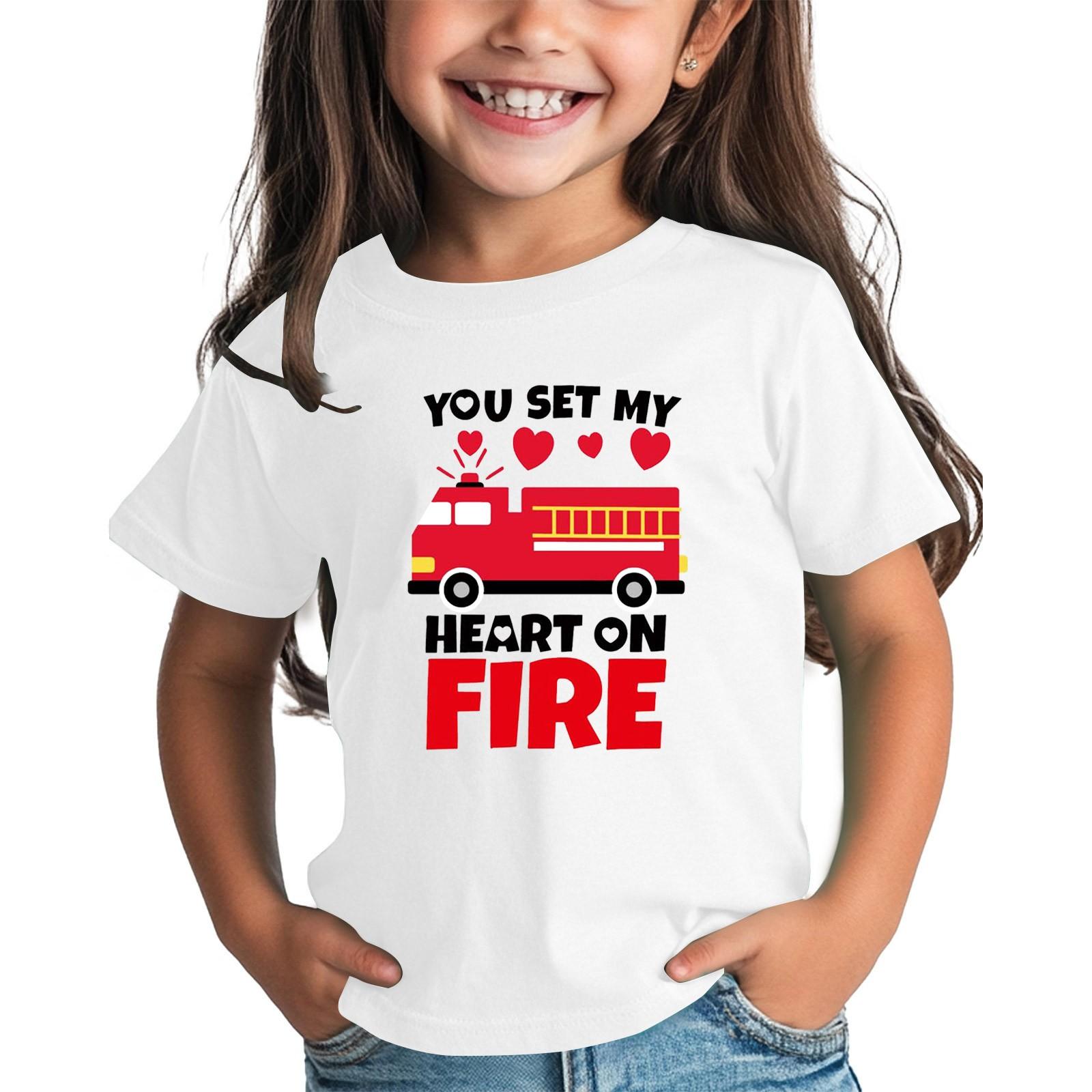 

Рубашка на День святого Валентина для малышей, девочек и мальчиков, милые футболки с сердечками, детские футболки на День святого Валентина 160 белый