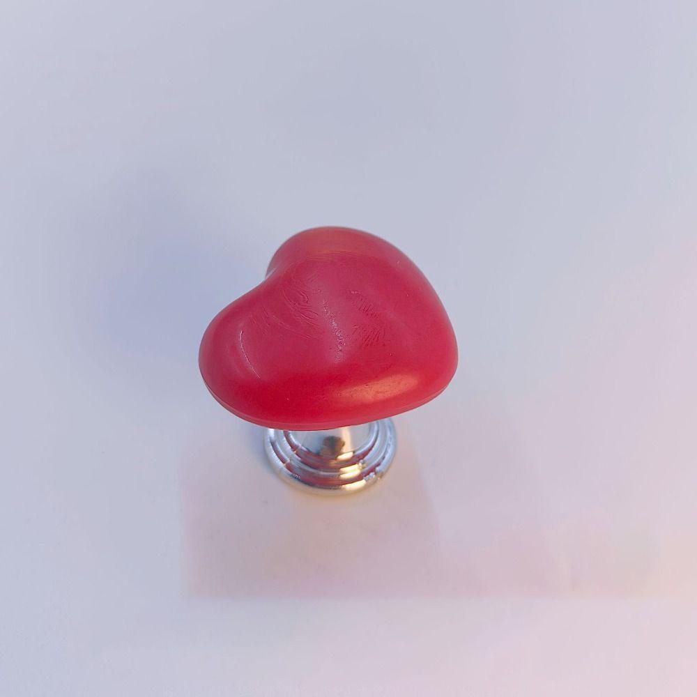 2PCS Labor-saving Heart Shaped Toilet Tank Button Universal Toilet Button New Flush Button  Toilet