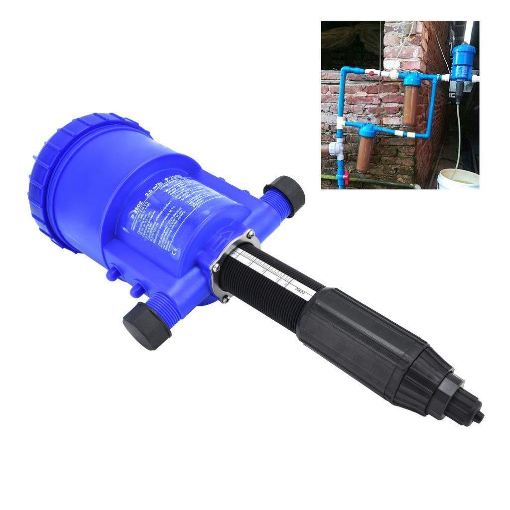 Fertilizer Dispenser PP Fertilizer Proportioner Blue G3/4 To G1 Male Thread for Gardening Flowers for Agricultural Irrigation