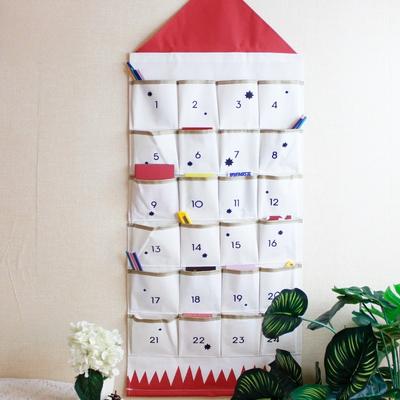 Nordic Style Christmas Storage Bag Wall Hanging Door Dormitory Storage