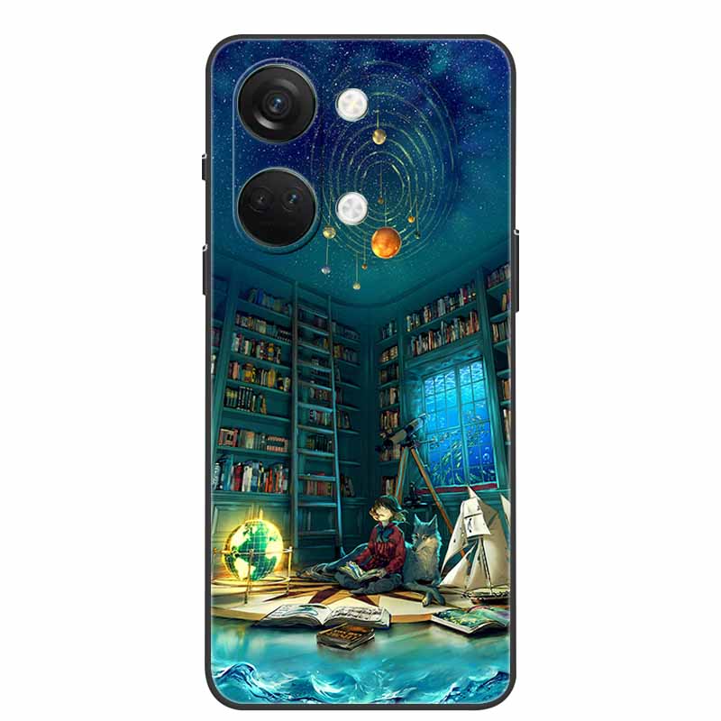 For One Plus Nord3 5G Case Silicone Painted Soft Protective Covers for OnePlus Nord 3 5G Phone Cases 1+ Nord3 TPU Coques Marble