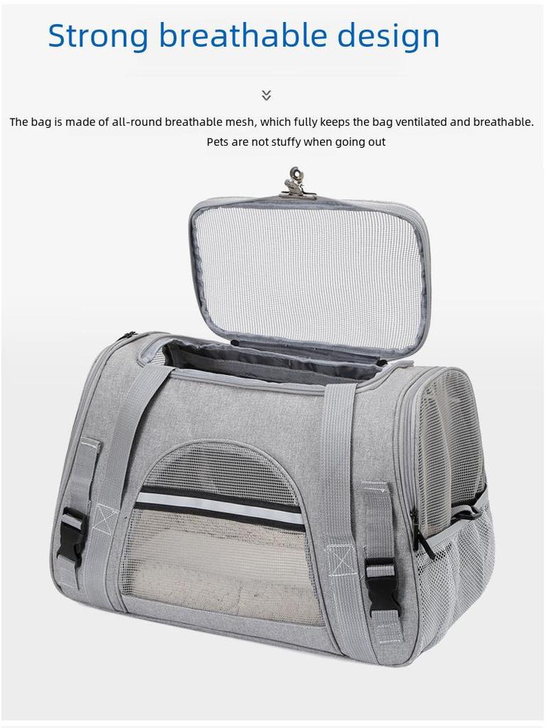 Breathable Foldable Pet Handbag for Cats and Dogs