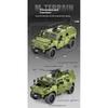 1/18 DongFeng Warrior Military Armored Serie Off Road ORV Alloy Metal Diecast Model Car Sound & Light Collectibles Birthday Gift