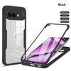Luxury Transparent 360 Full Body Protect Shockproof Case for Google Pixel 10A Pixel 10 Pro XL 9 Pro Anti-drop Protect Back Cover