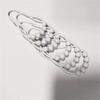 12pcs Rusts Resistant Stainless Steel Bath Curtain Hooks Rustproof 5 Beaded Shower Rod Hook Bathroom Accessories