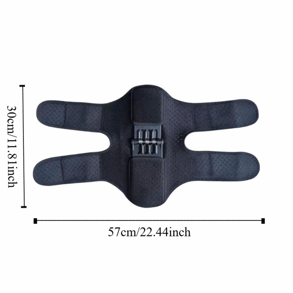 2PCS Non-slip Knee Booster Support Adjustable Spring Force Stabilizer for Knee Power