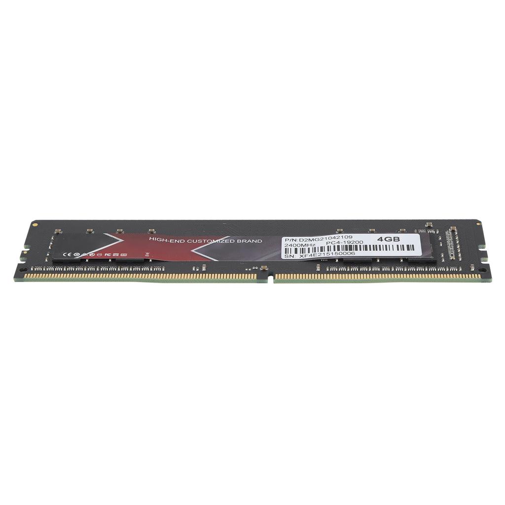 DDR4 RAM Slim Aluminium Hohe Leistung PCB DDR4‑2400MHz PC4‑19200 Desktop-Speicher4GB