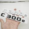 3D ABS Car Letters Rear Trunk Badge Sticker Logo C300e Emblem Decals For Mercedes Benz C300e W206 S206 Tail Marking Accessories nn1