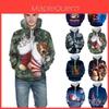 Cozy Soft Mens Womens Christmas 3d Ugly Hoodie Sweater Pullover For Xmas Parties
