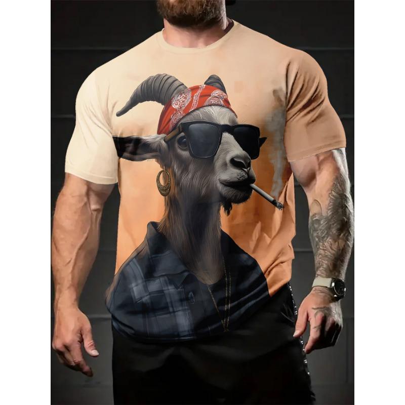 Streetwear Mens Clothing 3D Printed Graphic T Shirts Round Neck Short Sleeved Tees New in Tops Casual Funny T Shirt for Men
