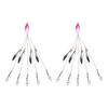 2 Stuks 5 Arm Rig Hoofd Zwemmende Kunstaas Visserij Groep Lures Snap Swivels Spinner Visserij Lures Rig Voor Langdurig Gebruik