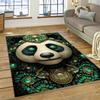 Cute Dream Panda Animal Cartoon Carpet Rug for Home Living Room Bedroom Sofa Doormat Decor,Kids Play Area Rug Non-slip Floor Mat