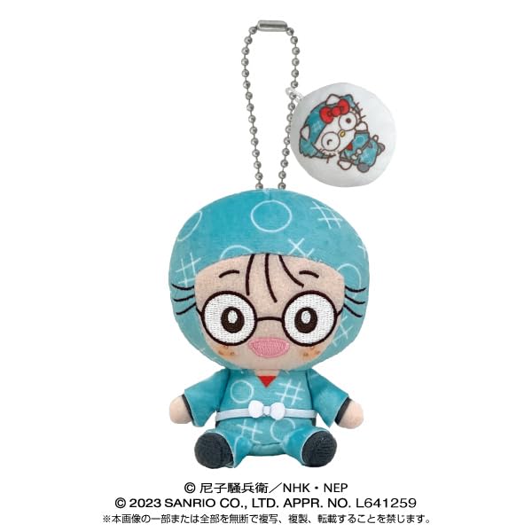 Bandai Namco Nui Nintama Rantaro X Sanrio Characters Rantaro X Hello Kitty Plush Mascot Nintama Rantaro Ver.