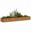 VidaXL Rusty Planter 360x80x40 Cm Stainless Steel, Flower Pot, Plant Stand, Raised Bed, Support of 860772