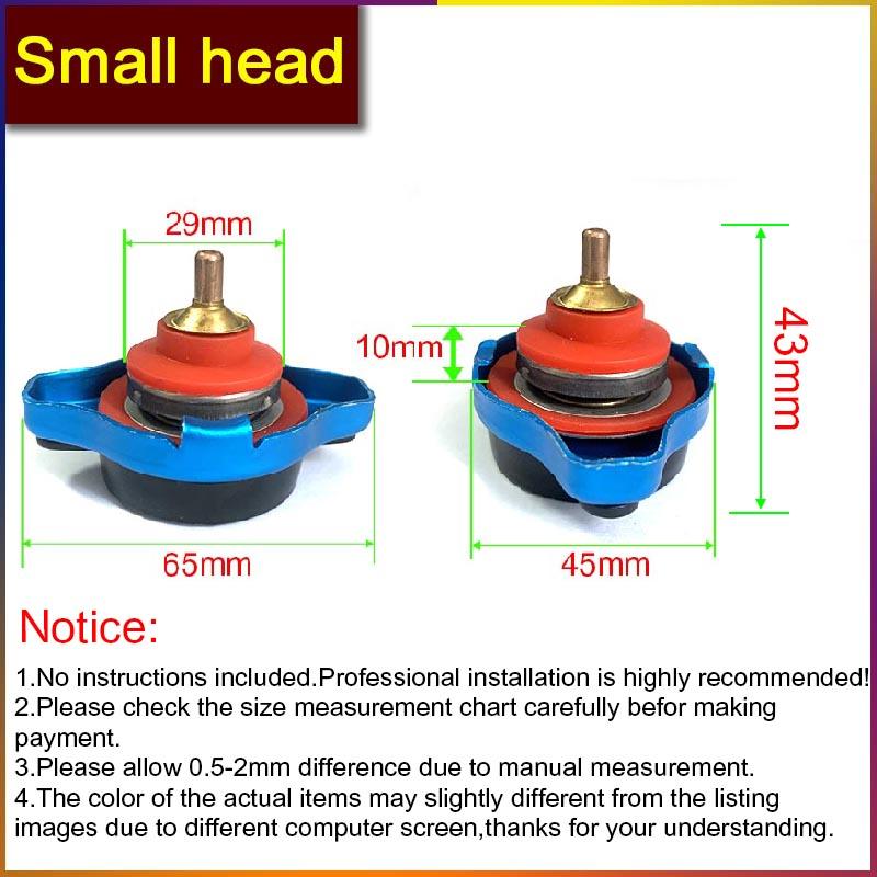 Gauge Radiator Cap For Car Motorcycle Racing refit 0.9/1.1/1.3/1.8bar Small Head and Big Head Tank Cover Thermostatic