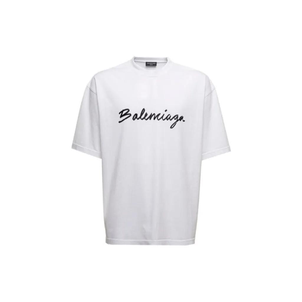 Balenciaga FW22 T Shirt Regular Men's White (Unisex) T-Shirts 612966TMVB49040