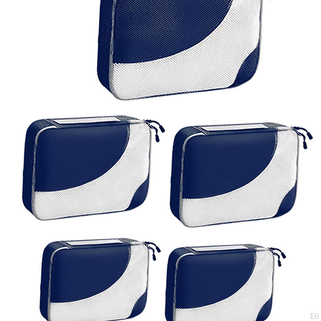 6 Pieces Clothes Shoes Cosmetics Storage Bags, Packing Cubes, Luggage Bags Set for Coats