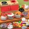 Dollhouse BBQ Kitchen Playset for Toddler Class: Kitchenware Toys for Kids