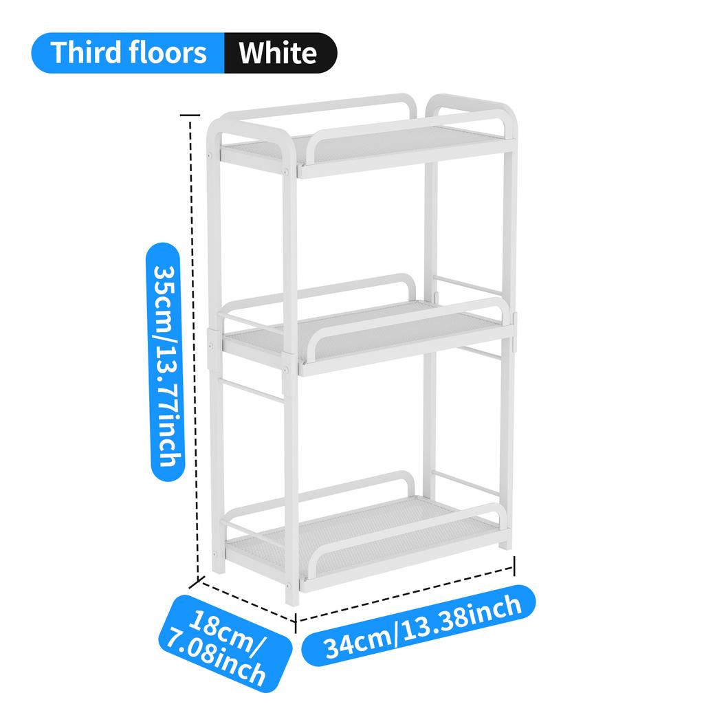 Door Type Iron Mesh Multifunctional Storage Rack