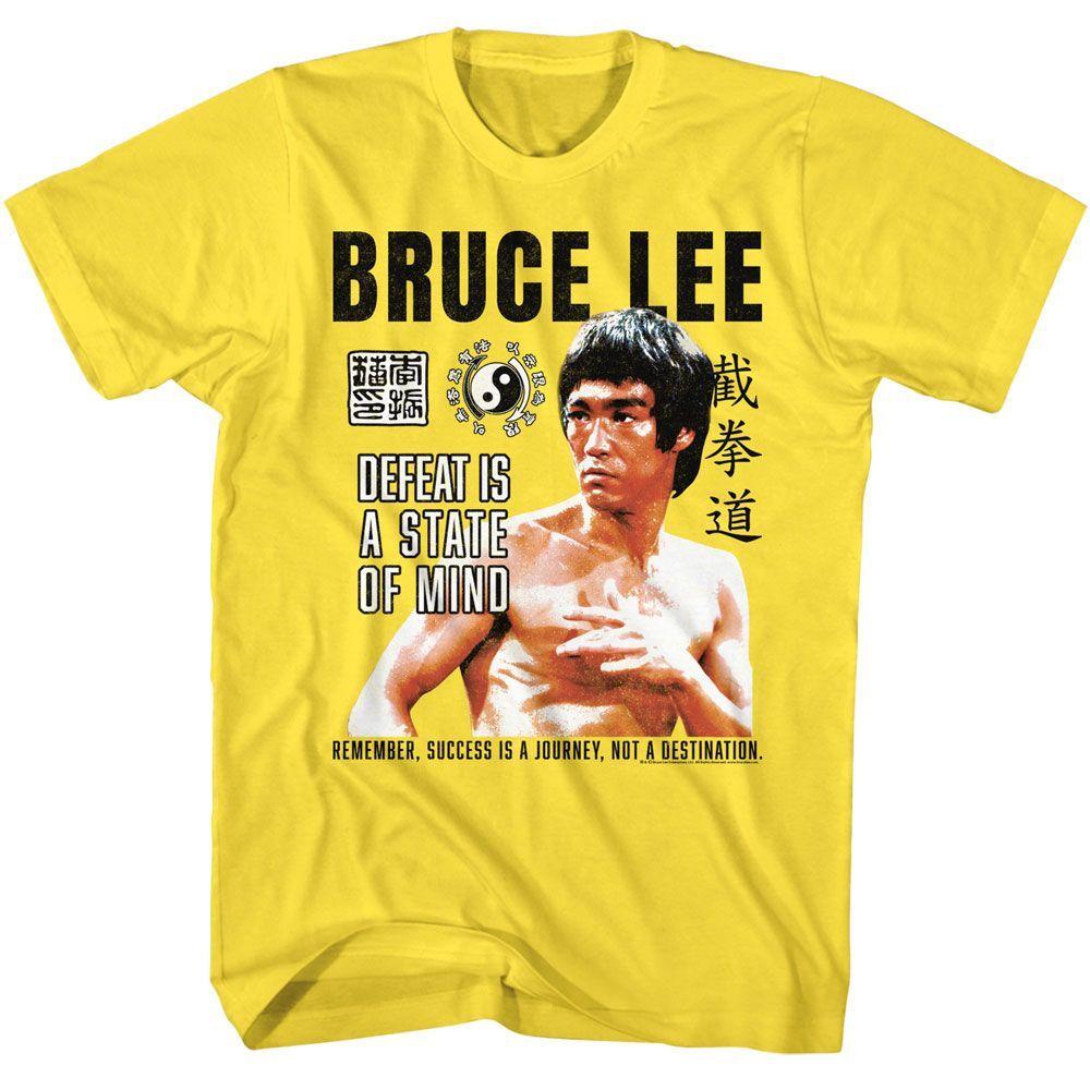 Футболка с иконками Bruce Lee Defeat State Of Mind S