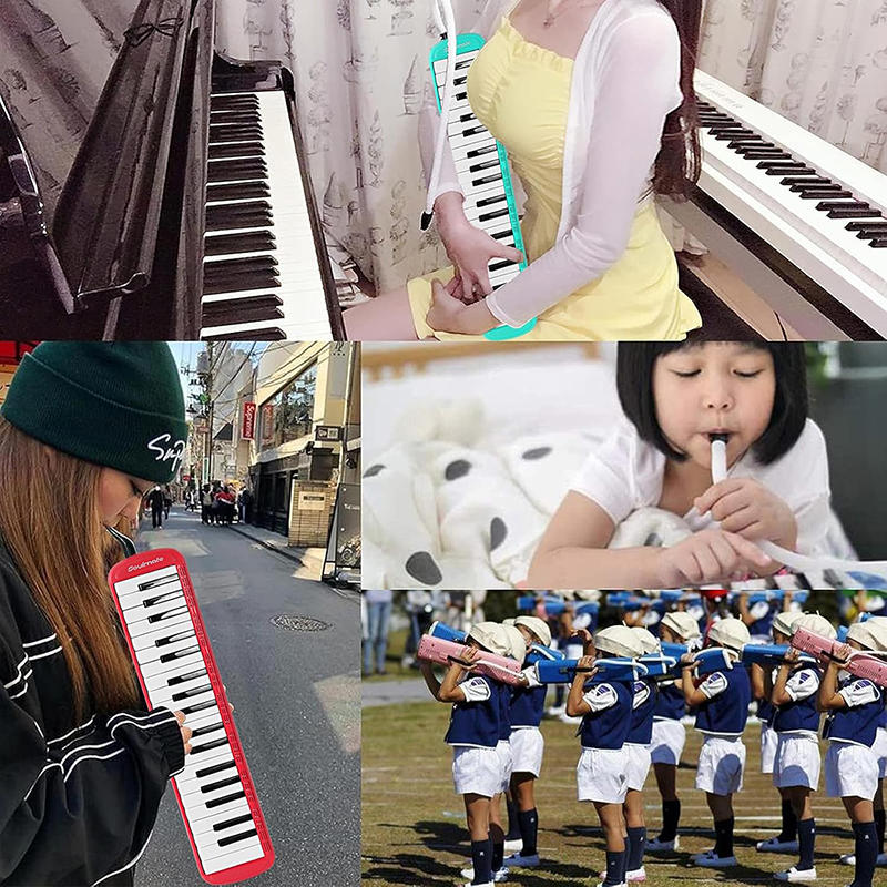 Melodica Instrument Tube Universal Harmonica Blowpipe Long Flexible Mouthpiece Replacement Parts Instrument Accessory Soft Long Tube