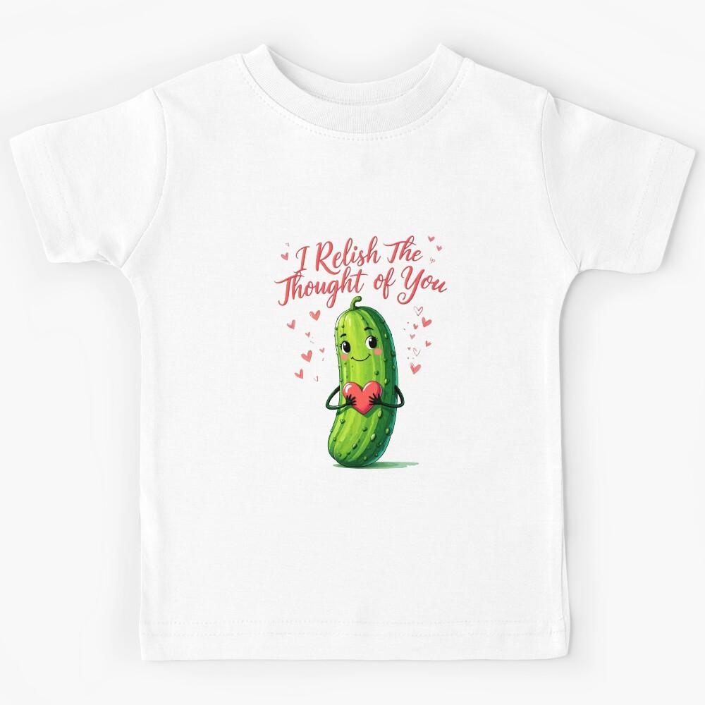 funny inappropriate pickles I Relish the Thought of you Kids T-Shirt 130