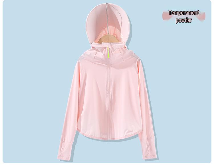 UPF50+ Kids Sun Protection Hooded Summer Jacket - Lightweight, Breathable, Anti-UV, Ice Silk Fabric