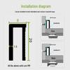 Ultra-Narrow 2cm Aluminum Alloy Self-Adhesive Metal Skirting Board