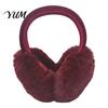 Soft Plush Earmuffs for Cold Weather Women's Winter Ear Muffs, Faux Rabbit Fur Warmers Protection Muffs Daily Use Sports Commuting, Fluffy Outdoor