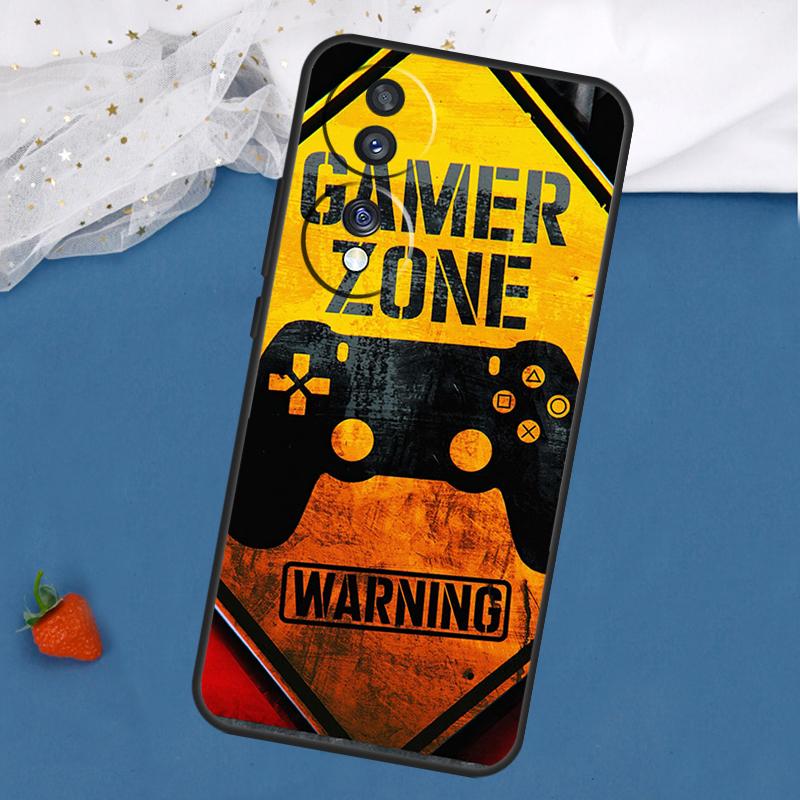 Game Console Gamer Zone Case For Huawei P20 Pro P50 P40 P30 Lite P Smart Z Nova 5T Honor 50 70 X7 X8 X9 Back Cover