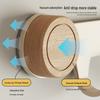 High-Grade No-Drill Adhesive Solid Wood Door Hook Rack for Bathroom and Entryway