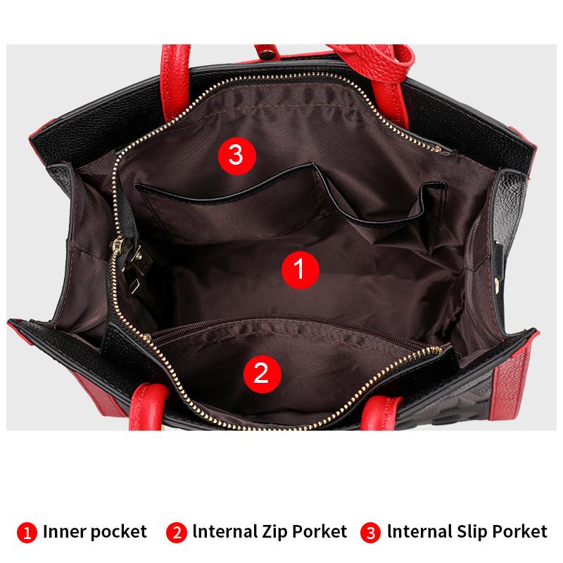 Neue Mode Damentasche Handtasche Damentasche Vielseitige Top Layer Rindsleder One Shoulder Crossbody Damentasche