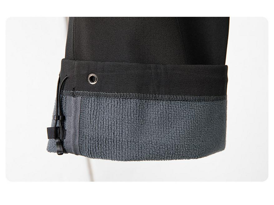 Men's Waterproof Windproof Fleece-Lined Softshell Hiking Pants