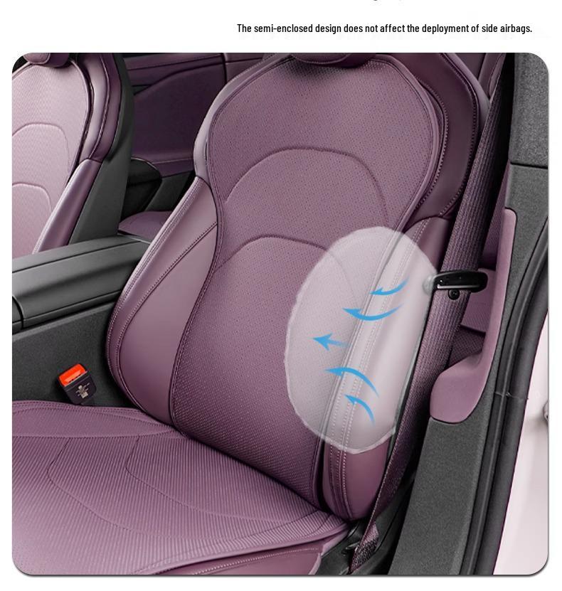 Four Seasons Universal Napa Leather Seat Cover for Xiaomi SU7 - Breathable Protective Cushion Accessory