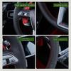 Car Steering Wheel Cover For Mazda 3 Mazda CX7 2011-2013 Customized DIY Car Accessories Interiors Original Steering Wheel Braid
