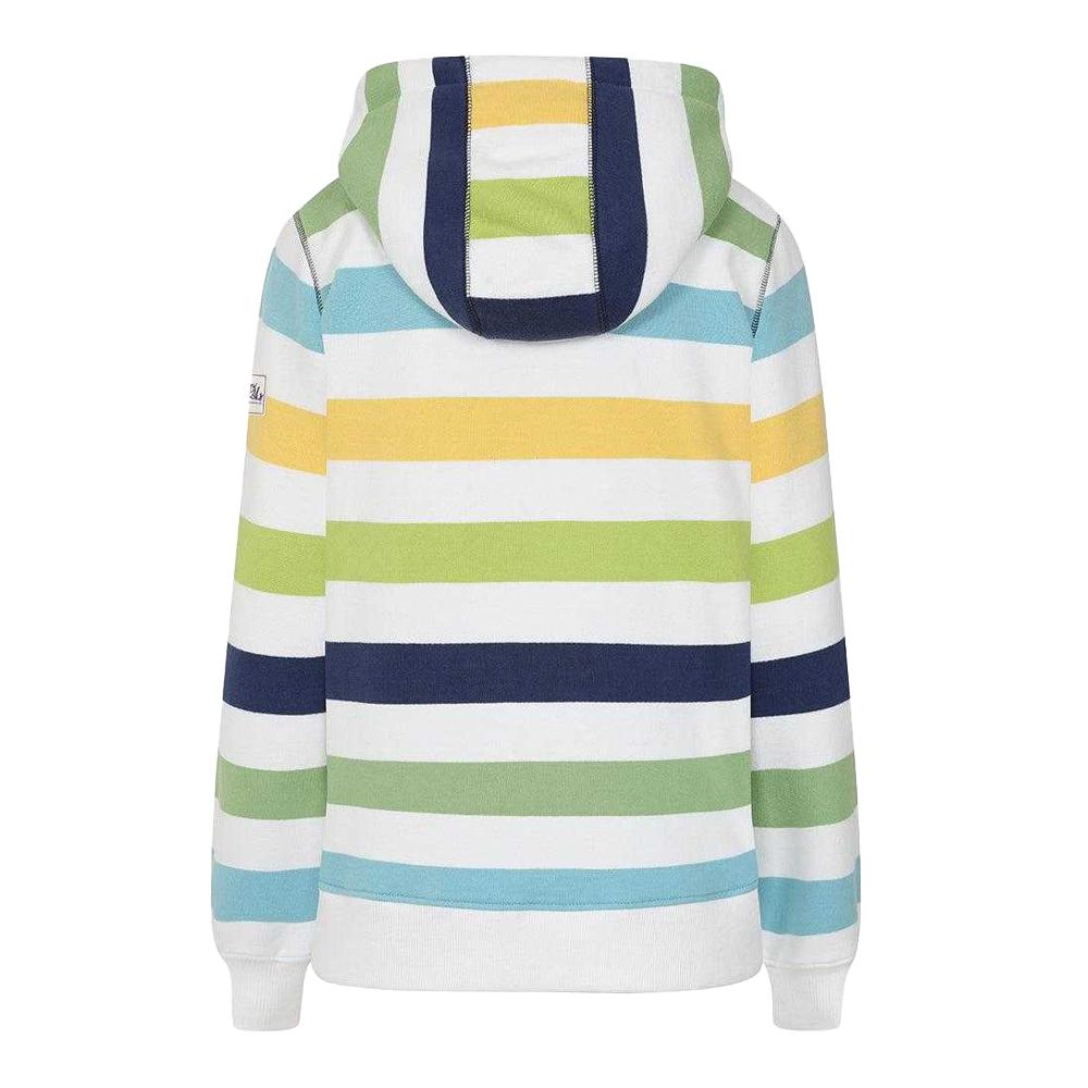 Lazy Jacks Womens/Ladies Striped Full Zip Hoodie