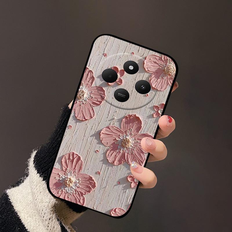 Für Redmi 14C 4G Weiche Hülle 14R Stilvolle Cartoon-Bemalte TPU-Silikon-Handyhülle Für Xiaomi Poco C75 4G 5G Stoßfeste Coque Hüllen