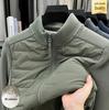 Men's Lightweight Fleece Down Jacket - 2025 Autumn/Winter Half-High Collar Coat