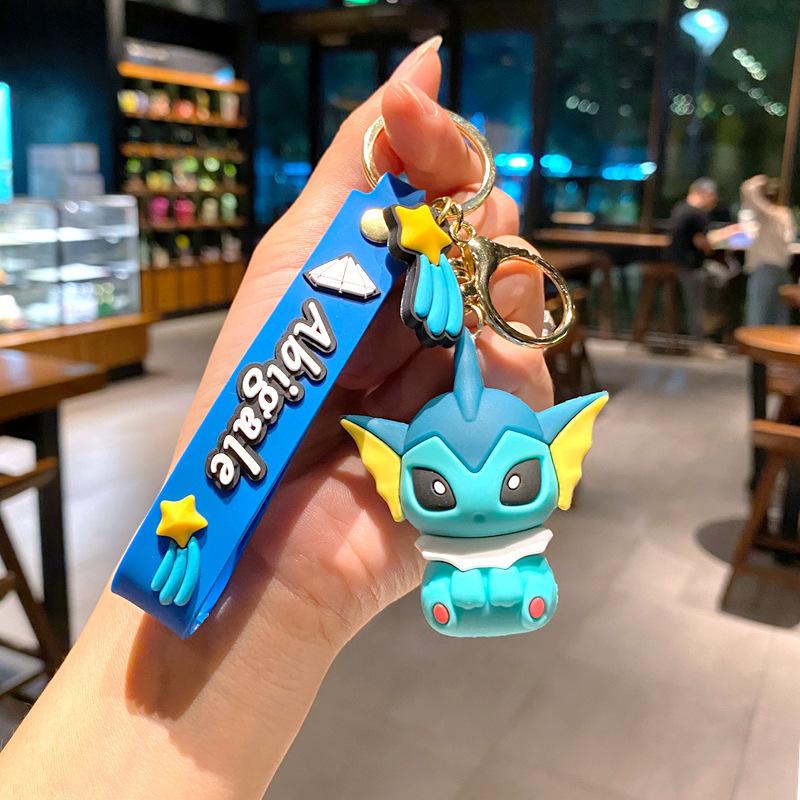 85 Styles Pokémon Pocket Monster Keychain Bag Decor Pikachu Desk Ornaments Car Key Chain Accessories Small Gift Between Friends