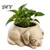 Unique Dog Shaped Flower Pot Cute Puppy Planter, 3D Printed Decorative Plant Pot, Indoor Small Holder Planter for Succulents Home Office Decor