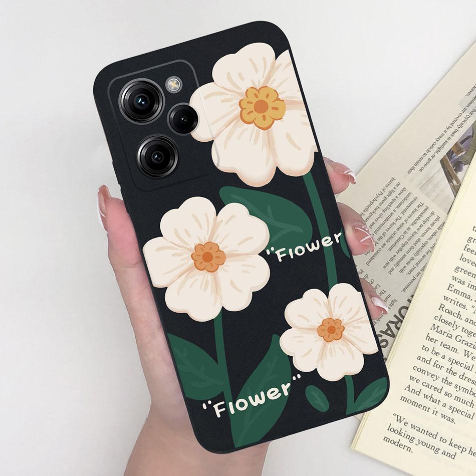 Silicone Case For Xiaomi Poco X5 Pro Pilot Bear Back Cover For POCOX5 X5Pro 5G Poco X 5 Pro Soft Matte Protective Phone Cases
