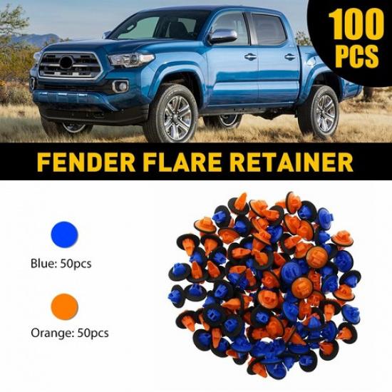 100 Retainer Clips Fender Flare For Sequoia 75397-35010 08-16 75495-35010 Toyota
