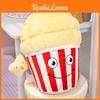 Cute Popcorn Plush Pillow Stuffed Animal Rabbit Cartoon Pp Cotton Short Plush Customized Gift