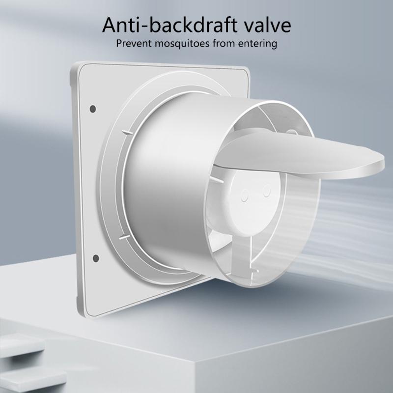 4inch Bathroom Exhaust Fan With Humidity Sensors Auto Activation Quiet Operation IPX4 Waterproof for Molds Prevent