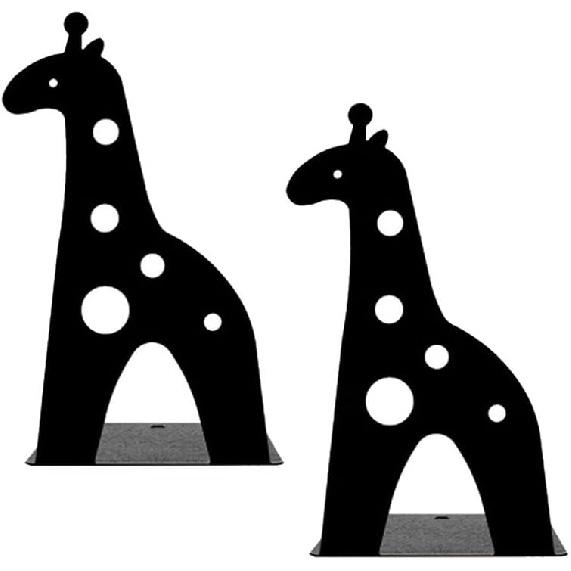 

ARTIBETTER 2 шт. Металлические нескользящие милые мультяшные закладки в форме жирафа для книг, журналов, органайзер для дома, офиса, класса и библиотеки, черные чёрный
